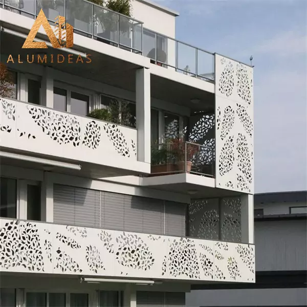 Paneles de valla de aluminio.