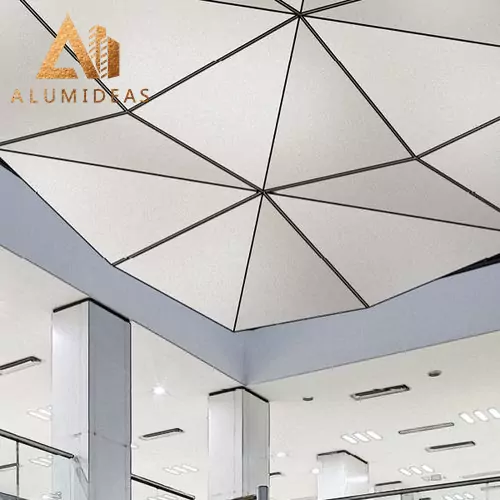 Interior metal ceiling panels - Alumideas