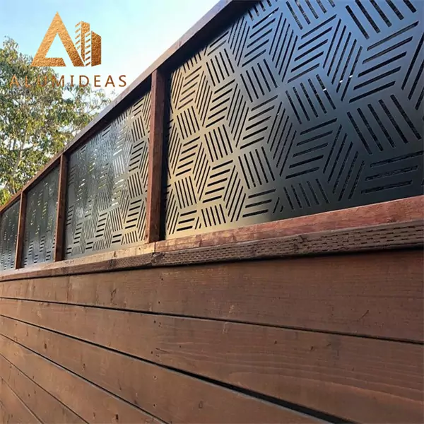 laser cut decorative fence panels