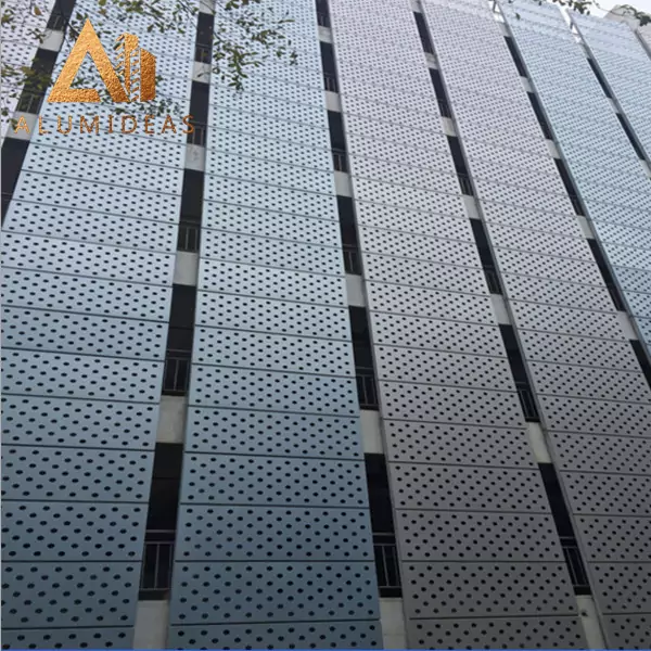 perforated aluminium panel