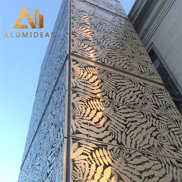 perforated decorative metal panels