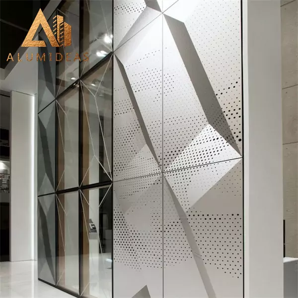 ecoration aluminum perforated building cladding panels