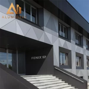 Modern style silver color aluminum composite panel