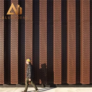 Aluminium perforated facade