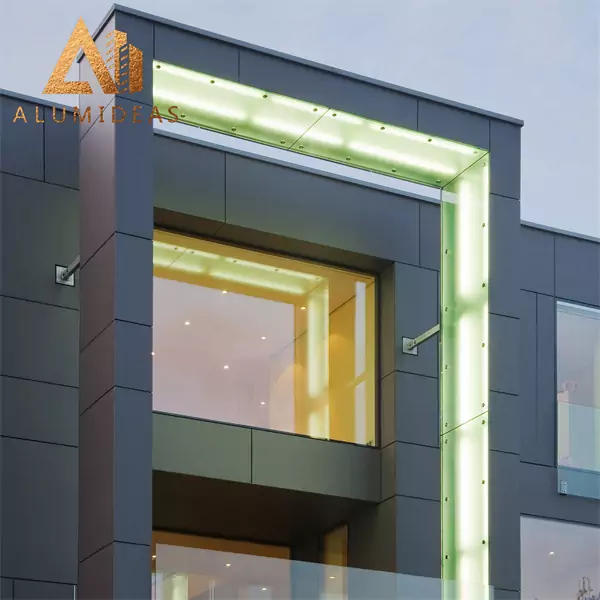 Aluminum composite panel building design