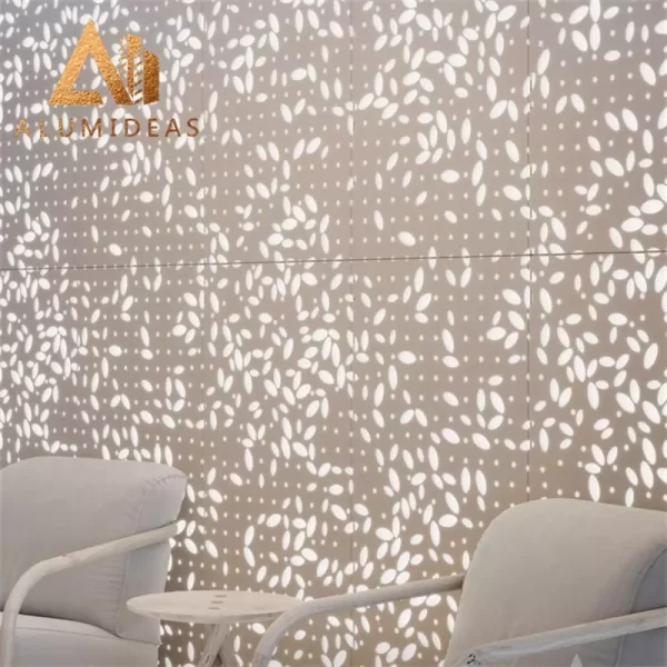 Aluminum decorative screen background