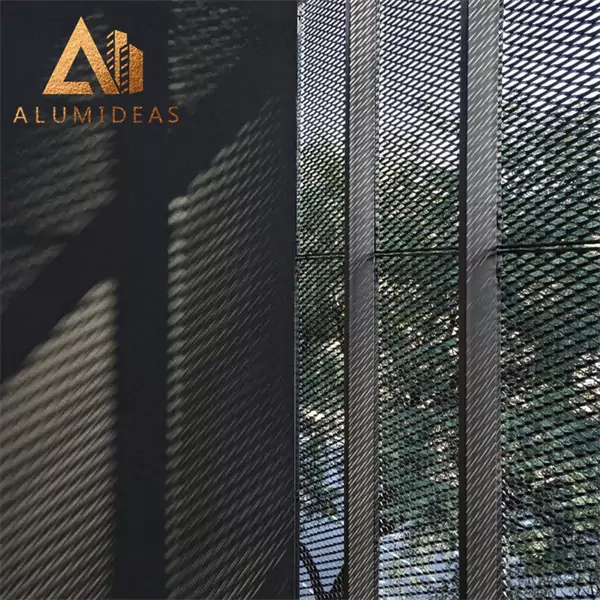 Aluminum mesh facade