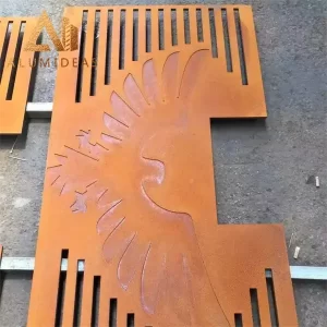 Lasergeschnittenes CNC-Aluminium-Dekorwandpaneel für den Innenbereich