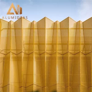 Perforated alum facade 3D
