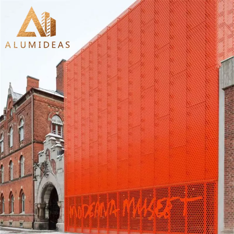Panel fasad bangunan aluminium