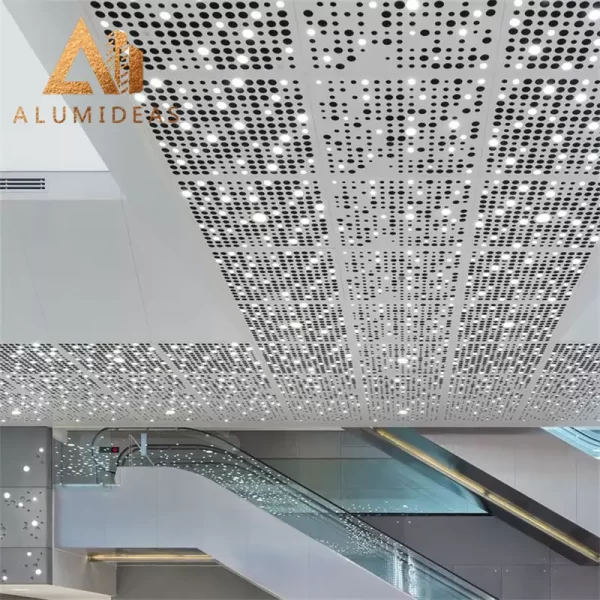 Aluminium perforated ceiling panel