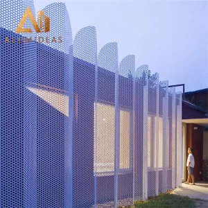 Panel dinding aluminium potong laser dekorasi rumah