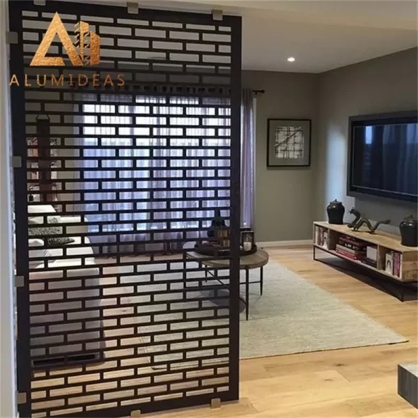 Home use aluminum decorative screen