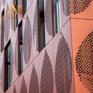 PVDF Coating Aluminum curtain wall facade