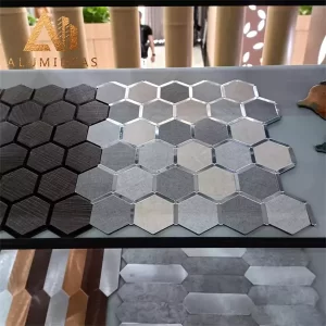 aluminyo ibabaw metal tile