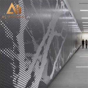 Wandverkleidungen aus Metall für den Innenbereich
