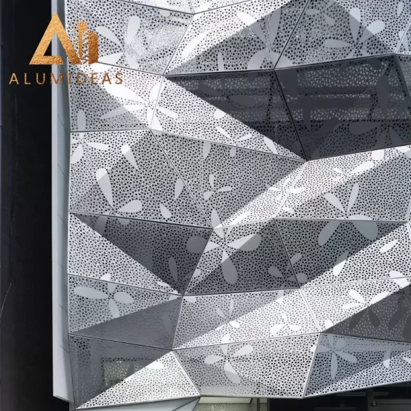 3D decoration panel exterior metal wall cladding