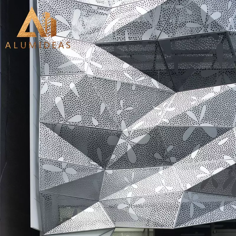 3D decoration panel exterior metal wall cladding
