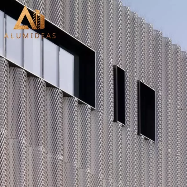 Aluminum corrugated cladding