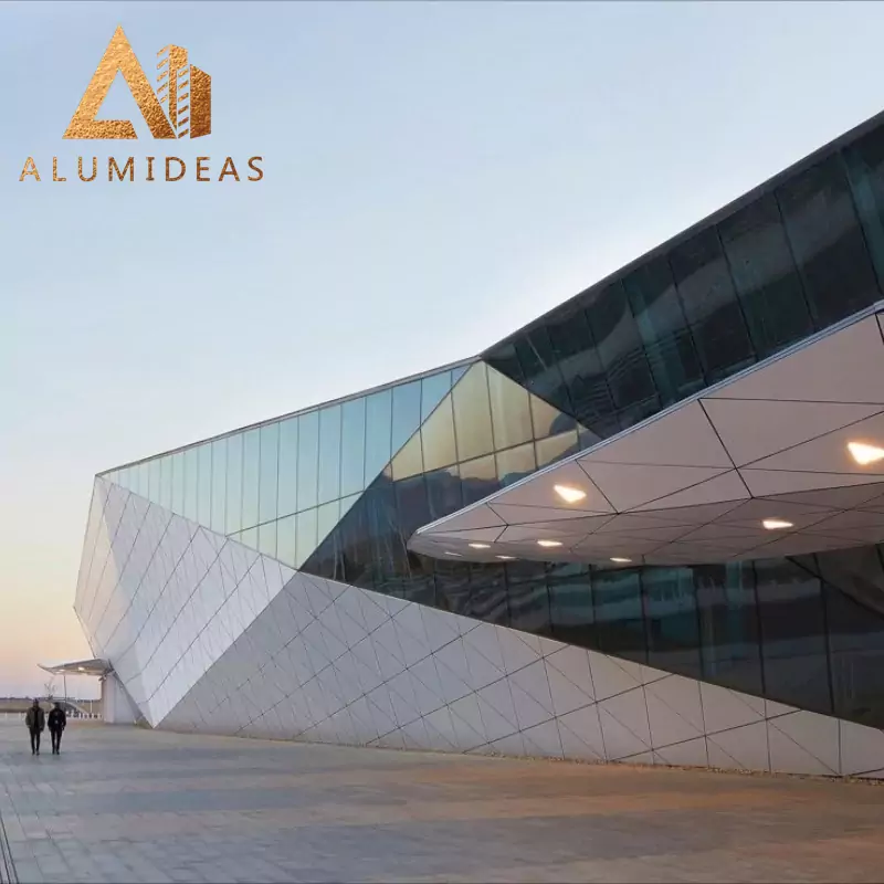 Aluminum panel cladding