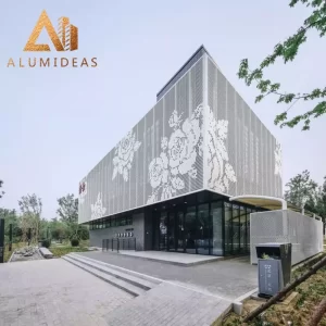 Disenyo ng panel ng aluminyo para sa mga tindahan