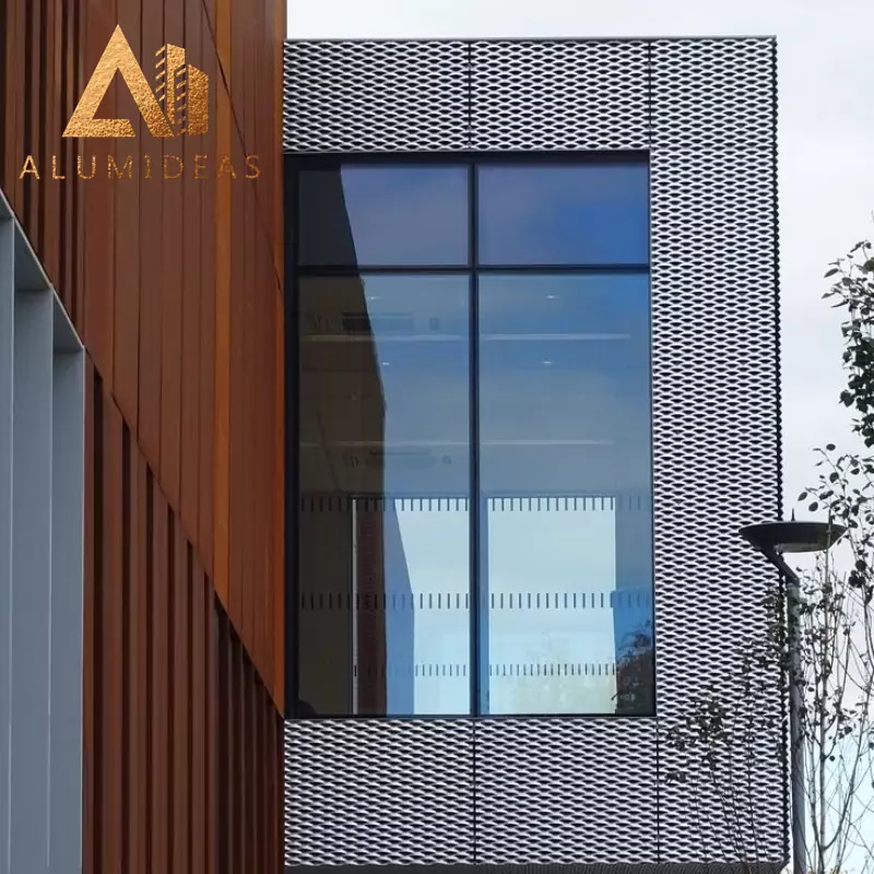 Customized patterned aluminum metal sheet for wall panels