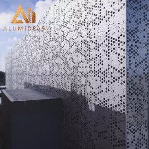 Chapa decorativa de alumínio exterior 2mm
