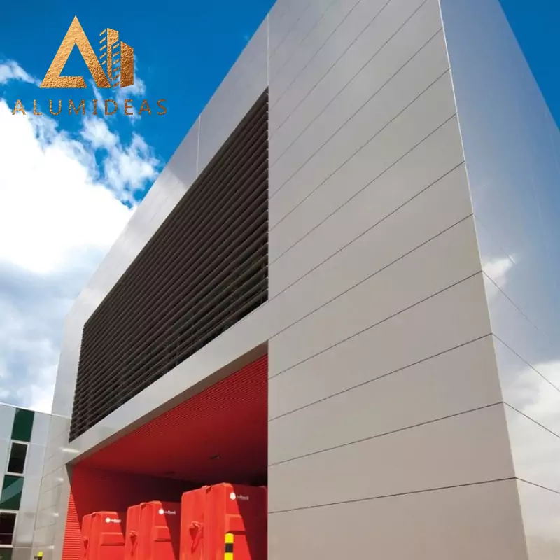 Fast installation 1/4 aluminum composite panel