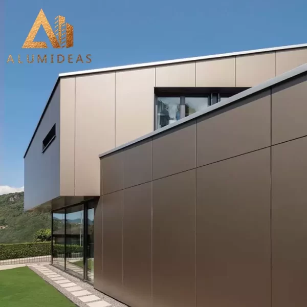 Fire rated corrugated aluminium composite boards