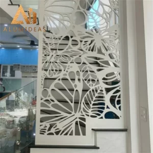 Layar aluminium logam Pola Modern