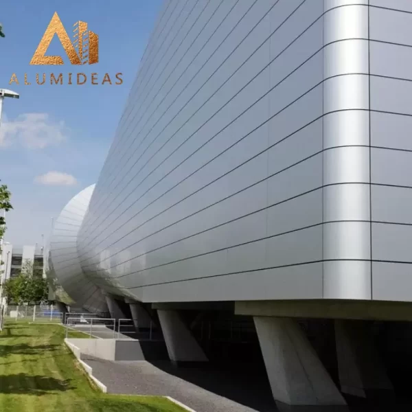 curved aluminum composite panels