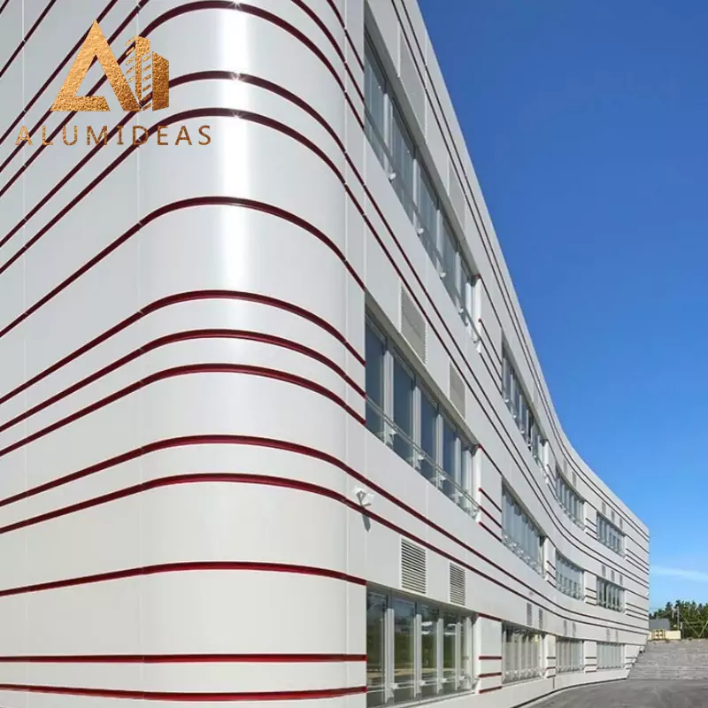 curved aluminum panels