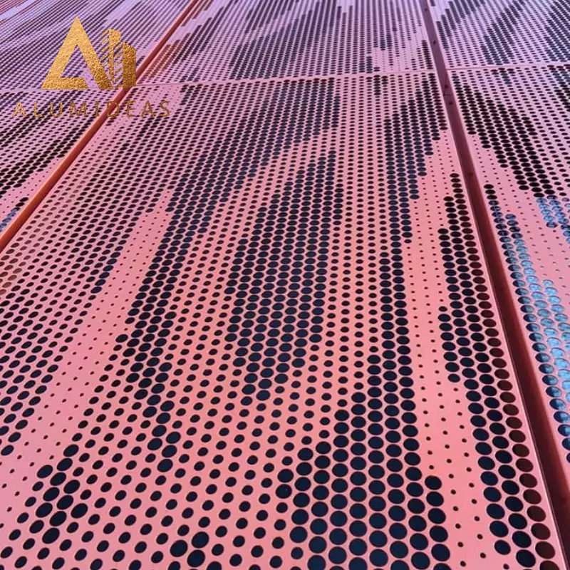 pattern perforated metal sheet
