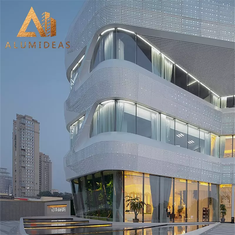 Aluminium Perforated building facade cladding
