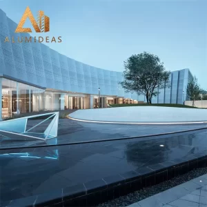 Aluminium architectural wall cladding