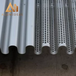 Aluminium wall cladding panel