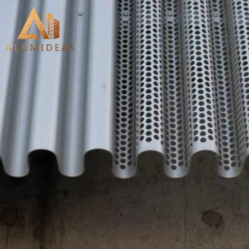 Aluminium wall cladding panel