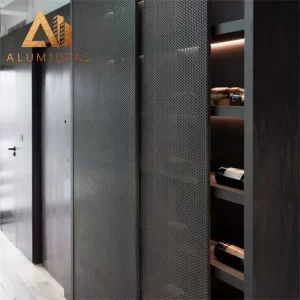Aluminum interior sliding panel