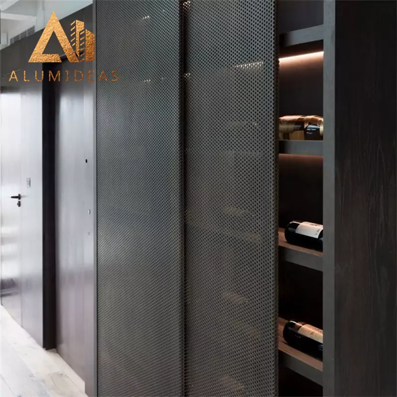 Aluminum interior sliding panel