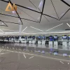 Decorative aluminum interior perforated ceiling tiles