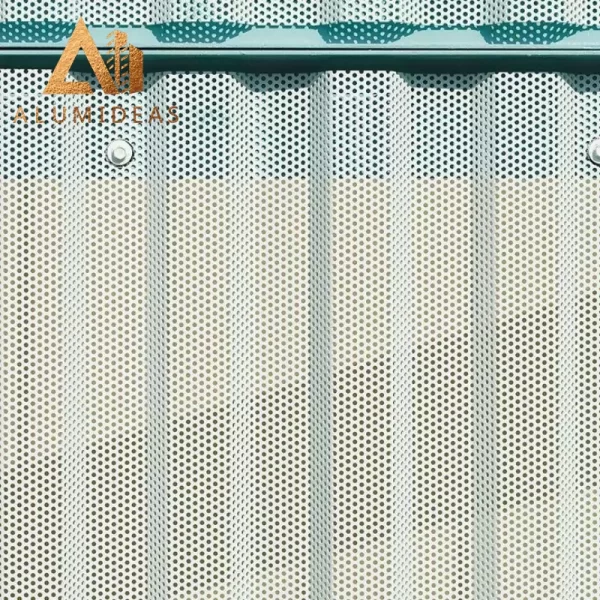 Light weight aluminium architectural cladding sheet