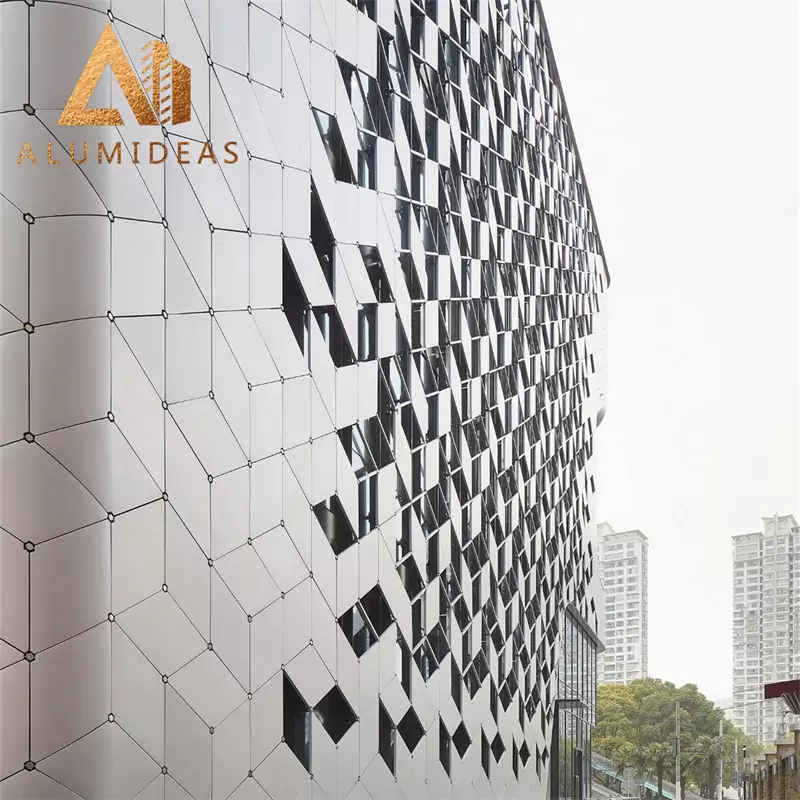PVDF coating different size facade sheets aluminium solid panel