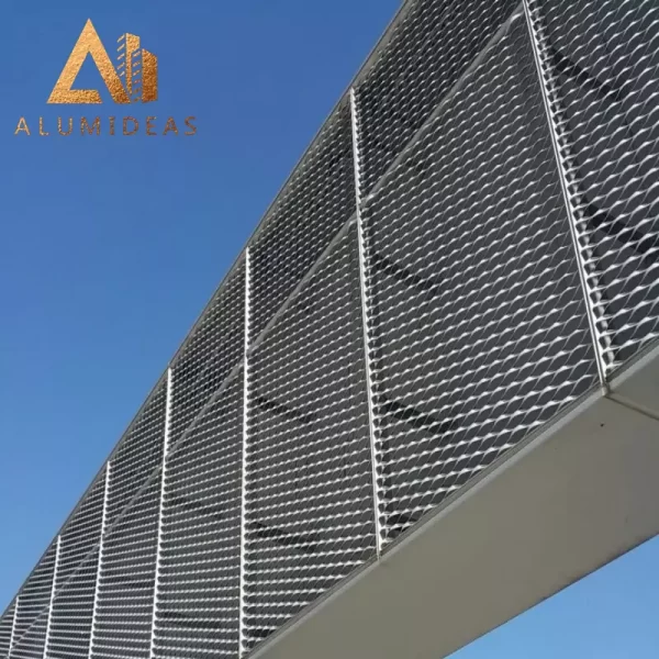 expanded metal facade