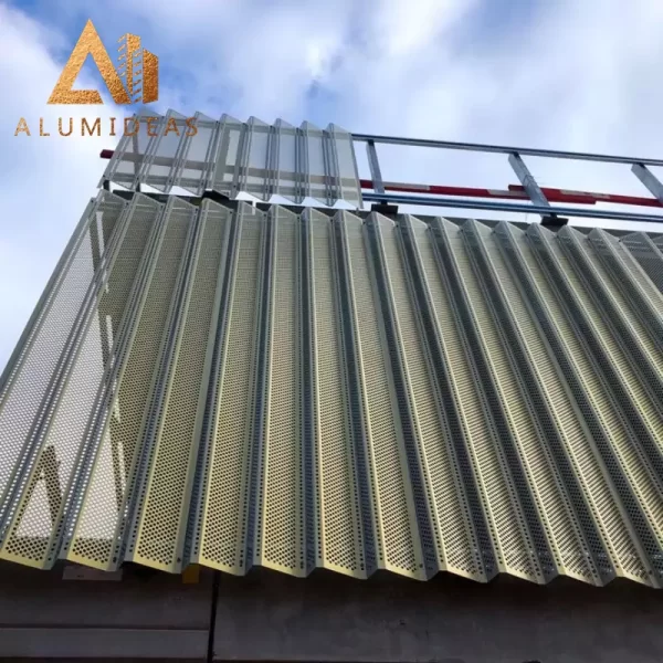 metal panel perforated