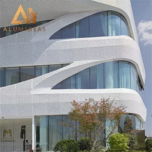 Aluminium Perforated building cladding