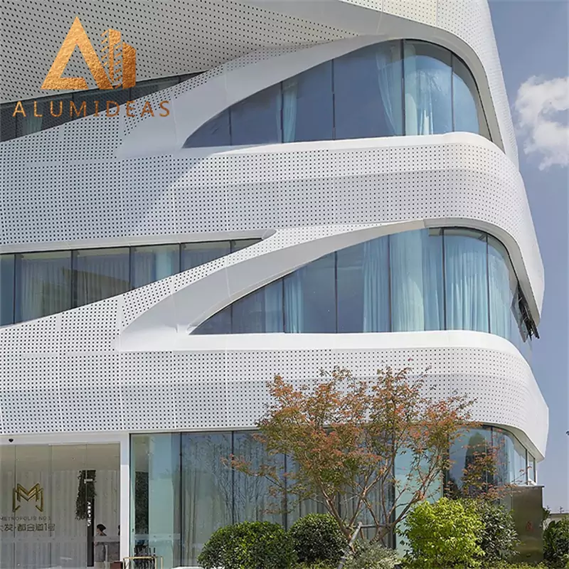 Aluminium Perforated building cladding