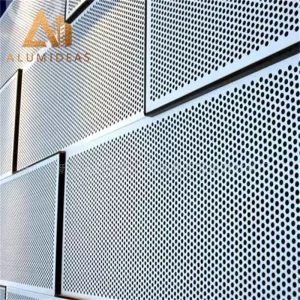 New design laser cut metal metallic panels for curtain wall