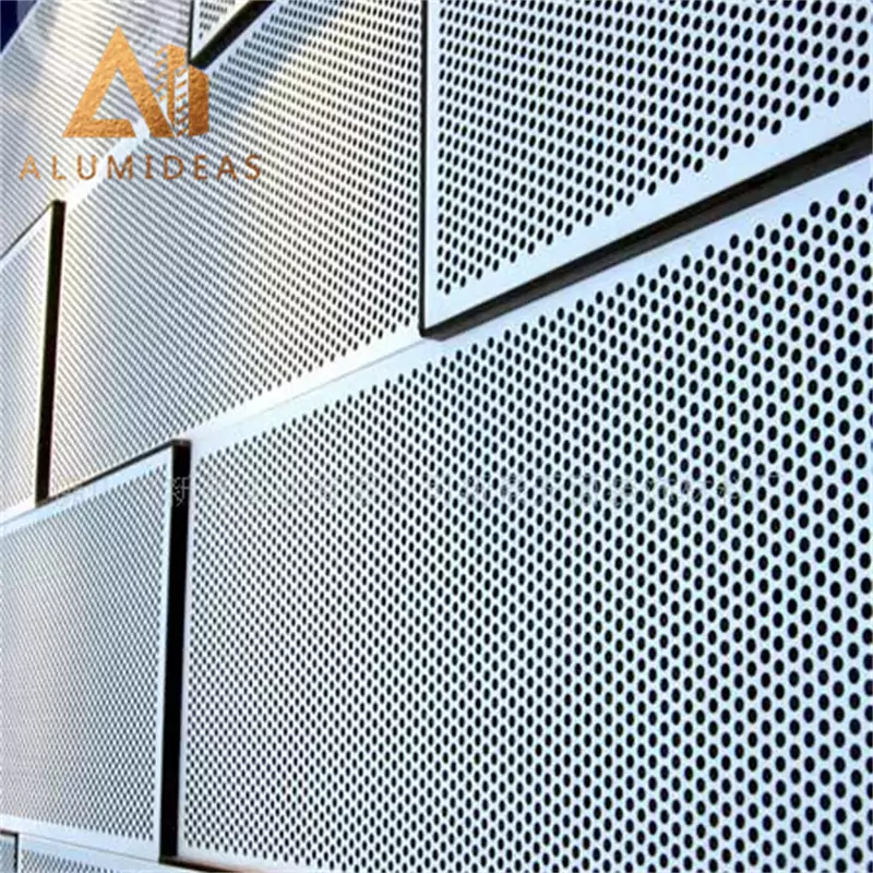 New design laser cut metal metallic panels for curtain wall
