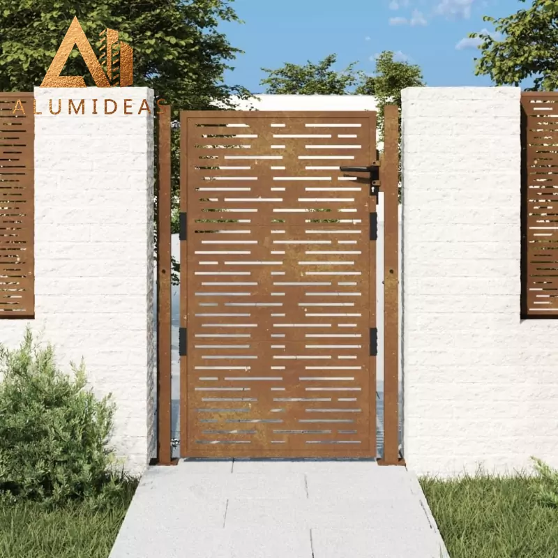 Panneaux de jardin en acier Corten