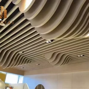 Décoration de plafond vague spéciale